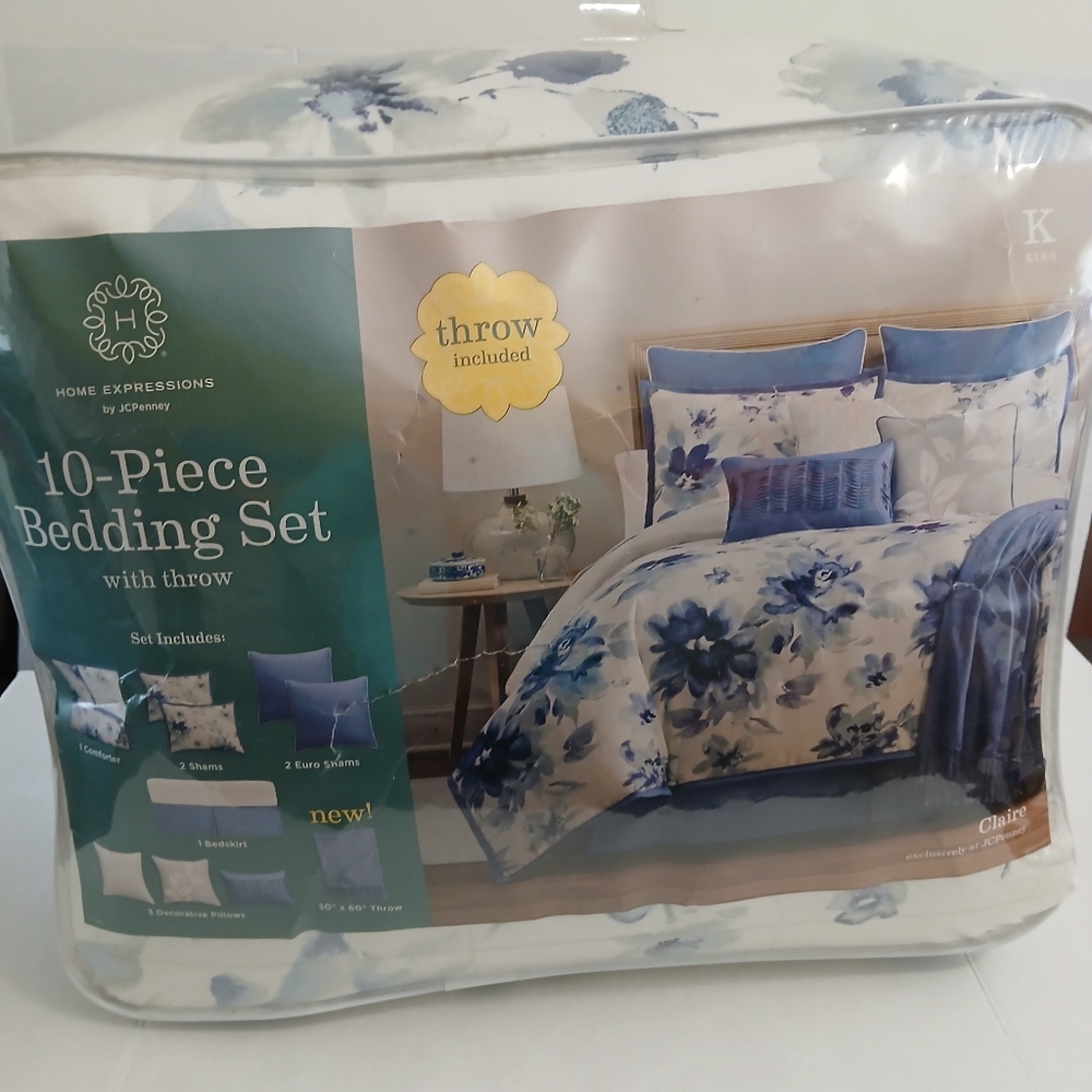 HOME EXPRESSIONS 10 PIECE BEDDING - Picture 10 of 16